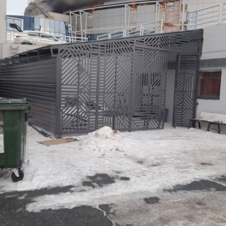 Монтаж навеса для ГАУ СО